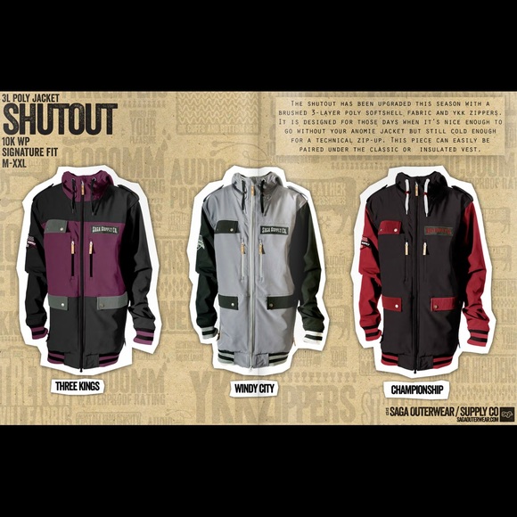 COPY - Saga outerwear shoutout three kings jacket xl - Picture 3 of 3